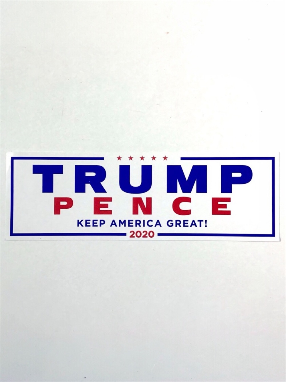 Trump Pence Bumper Sticker Keep America Great 2020 President Campaign Election